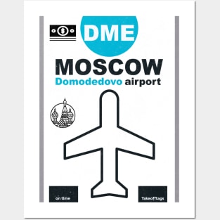 DME Domodedovo airport code Posters and Art